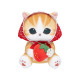 Japan Mofusand Plush Toy - Mofusand Merci Strawberry Fruit Cat Red