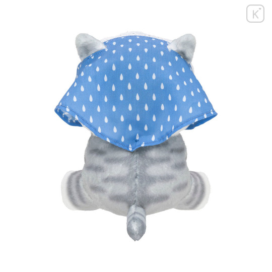 Japan Mofusand Plush Toy - Mofusand Merci Strawberry Fruit Cat Blue - 7