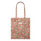 Japan Mofusand Flat Tote Bag - Mofusand Merci Strawberry Fruit Cat Red