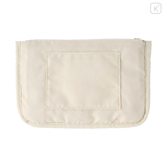 Japan Mofusand Frill Cosmetic Pouch - Mofusand Merci Strawberry Fruit Cat Pink - 7