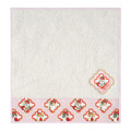 Japan Mofusand Mini Towel Jacquard Handkerchief - Mofusand Merci Strawberry Fruit Cat Rhombus - 1