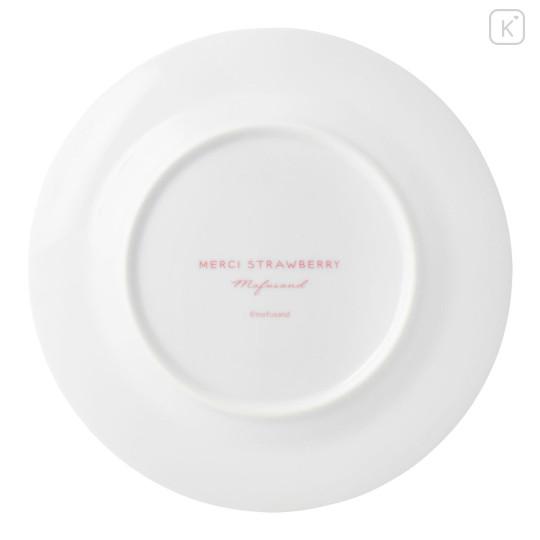 Japan Mofusand Small Plate - Mofusand Merci Strawberry Fruit Cat - 5