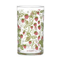 Japan Mofusand Glass Tumbler - Mofusand Merci Strawberry Fruit Cat Red - 4