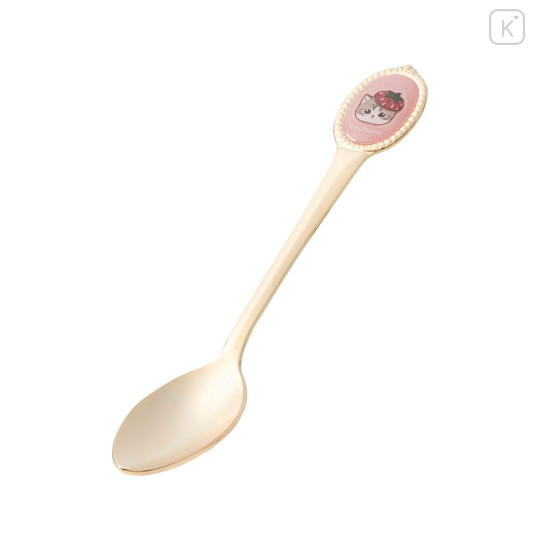 Japan Mofusand Stainless Steel Teaspoon & Spoon Set - Mofusand Merci Strawberry Fruit Cat - 3