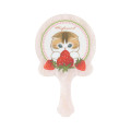 Japan Mofusand Hand Mirror - Mofusand Merci Strawberry Fruit Cat Pink - 4