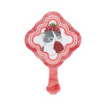 Japan Mofusand Hand Mirror - Mofusand Merci Strawberry Fruit Cat Red - 1