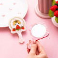 Japan Mofusand Hand Mirror - Mofusand Merci Strawberry Fruit Cat Red - 3