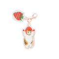 Japan Mofusand Secret Mini Acrylic Charm - Mofusand Merci Strawberry Fruit Cat Blind Box - 7