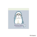 Japan Mofusand Square Memo Pad - Chibi Shark Cat Nyan Blue - 1
