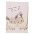 Japan Pokemon 5 Pockets A4 Index File Holder - Eevee : Mofu Love - 1
