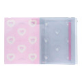 Japan Sanrio 5+1 Pockets A4 Index File Holder - Kuromi & My Melody : Heart Black Pink B - 3