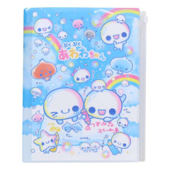 Japan Kamio 6+1 Pockets A4 Clear File Holder - Pukupuku Awawa-chan : Heisei Retro