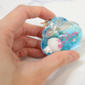 Japan Kamio Floating Keychain - Pukupuku Awawa-chan Smile : Cloud Blue Star Heisei Retro - 2