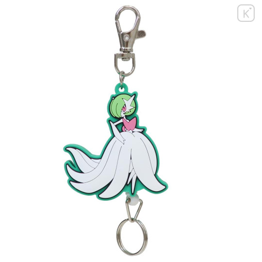 Japan Pokemon Rubber Reel Keychain - Pocket Monster : Gardevoir - 1