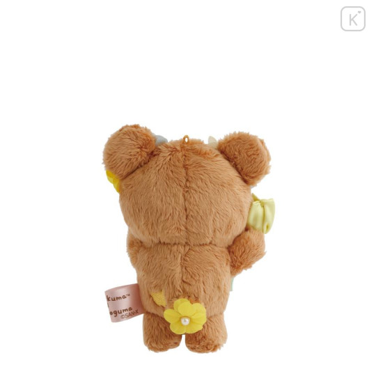 Japan San-X Store Hanging Plush Toy - Chairoikoguma : Flower Marches - 2