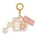 Japan San-X Store Acrylic Keychain - Chairoikoguma & Korilakkuma : Flower Marches - 2