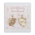 Japan San-X Store Charm Set - Chairoikoguma & Korilakkuma : Flower Marches - 1