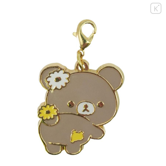 Japan San-X Store Charm Set - Chairoikoguma & Korilakkuma : Flower Marches - 4