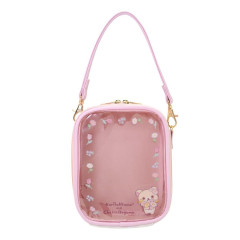 Japan San-X Store Plush Clear Pouch - Korilakkuma : Flower Marches