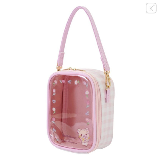 Japan San-X Store Plush Clear Pouch - Korilakkuma : Flower Marches - 3