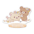 Japan San-X Store Secret Mini Acrylic Stand - Chairoikoguma & Korilakkuma : Flower Marches Blind Box - 3