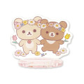 Japan San-X Store Secret Mini Acrylic Stand - Chairoikoguma & Korilakkuma : Flower Marches Blind Box - 5