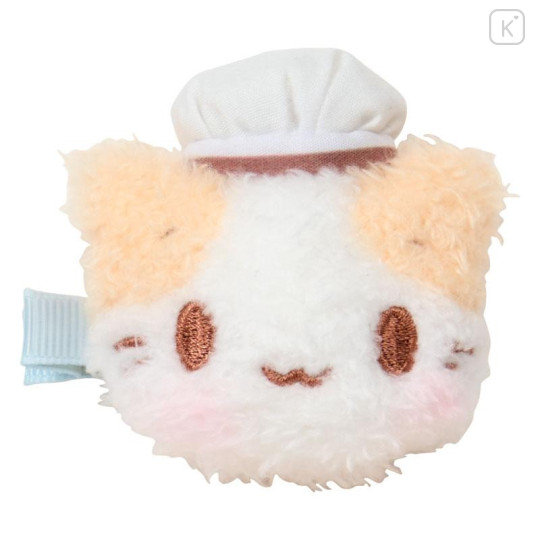 Japan Sanrio Plush Hair Clip - Masyumaro : Chef & Maid Server - 4