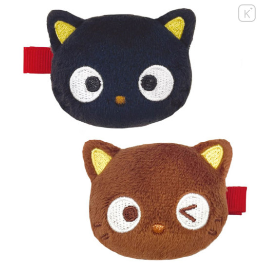 Japan Sanrio Plush Hair Clip - Chococat : Wink - 1