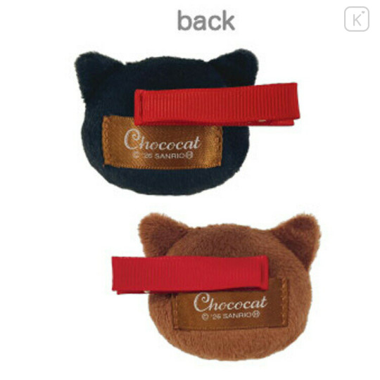 Japan Sanrio Plush Hair Clip - Chococat : Wink - 2