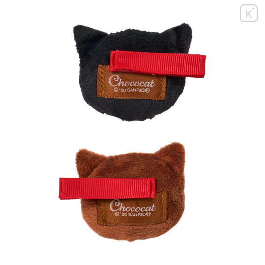 Japan Sanrio Plush Hair Clip - Chococat : Wink - 3