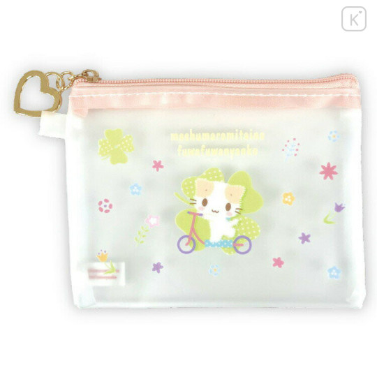 Japan Sanrio Flat Mini Pouch - Masyumaro : Bike - 1