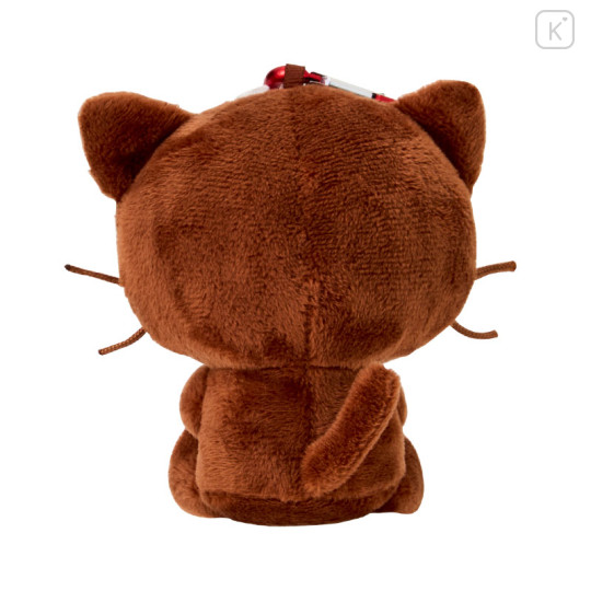 Japan Sanrio Mascot Holder - Chococat : Frill Red Heart Brown - 3