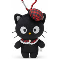 Japan Sanrio Mascot Holder - Chococat : Beret Red Tartan - 1