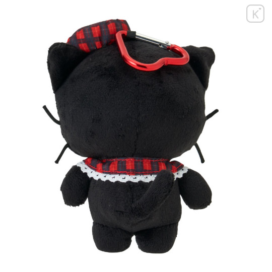 Japan Sanrio Mascot Holder - Chococat : Beret Red Tartan - 3