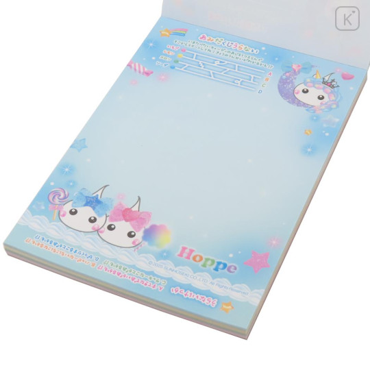 Japan Kamio A6 Notepad - Heisei Retro Hoppe-chan Dessert Blue - 2