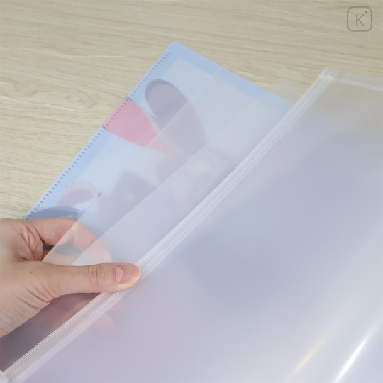 Japan Disney 6+1 Pockets A4 Clear File Holder - Zootopia 2 : Work - 3