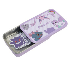 Japan Pokemon Flake Sticker Set & Case - Pocket Monster : Purple Characters