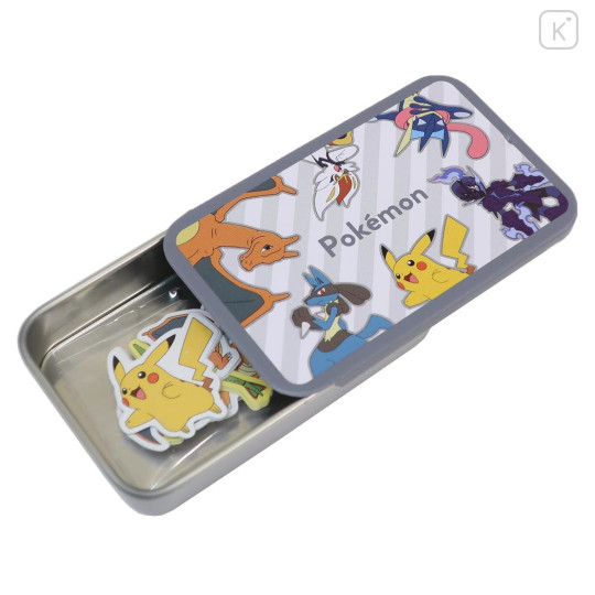 Japan Pokemon Flake Sticker Set & Case - Pocket Monster : Grey Characters - 1