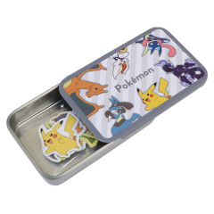 Japan Pokemon Flake Sticker Set & Case - Pocket Monster : Grey Characters