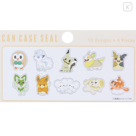 Japan Pokemon Flake Sticker Set & Case - Pocket Monster : Orange Characters - 3