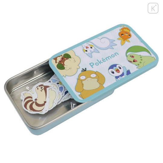 Japan Pokemon Flake Sticker Set & Case - Pocket Monster : Mint Characters - 1