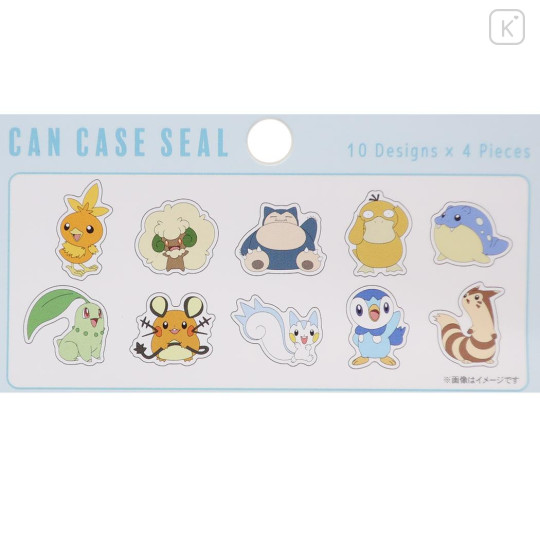 Japan Pokemon Flake Sticker Set & Case - Pocket Monster : Mint Characters - 3