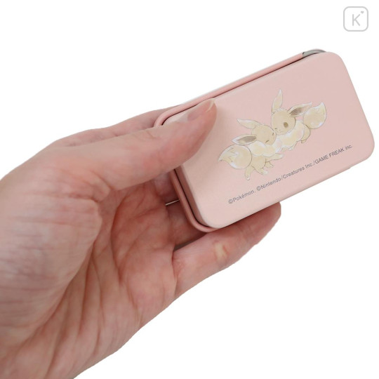 Japan Pokemon Flake Sticker Set & Case - Eevee : Mofu Love - 2