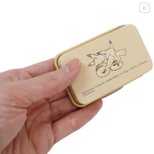 Japan Pokemon Flake Sticker Set & Case - Pikachu : number 025 - 2