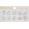 Japan Pokemon Flake Sticker Set & Case - Pikachu : number 025 - 3