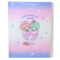 Japan Sanrio 6+1 Pockets A4 Clear File Holder - Little Twin Stars : Sparkling Bubbles - 1