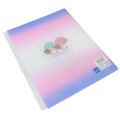 Japan Sanrio 6+1 Pockets A4 Clear File Holder - Little Twin Stars : Sparkling Bubbles - 2