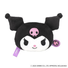 Japan Sanrio Mascot Tape Measure - Kuromi Face