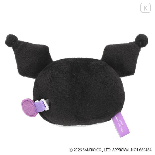 Japan Sanrio Mascot Tape Measure - Kuromi Face - 2