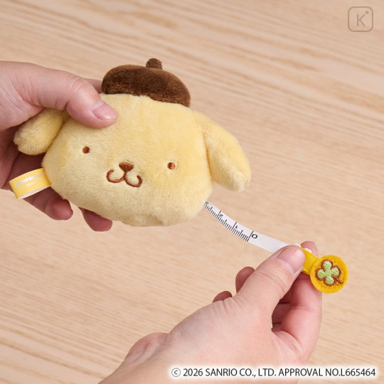 Japan Sanrio Mascot Tape Measure - Pochacco Face - 2
